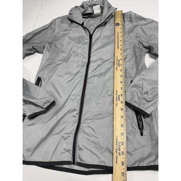 NIKE Women's Medium Convertible Running Jacket Vest Gray Lightweight Windbreaker - Picture 1 of 7